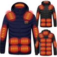thumbnail image 5 of Heated Hooded Jacket Usb Rechargeable Windproof For Men Women, 5 of 5