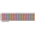 thumbnail image 3 of Ambesonne Fashion Fabric by the Yard Upholstery, Diamond Shaped Lines Art, 2 Yards, Yellow Pastel Pink and Blue, 3 of 5