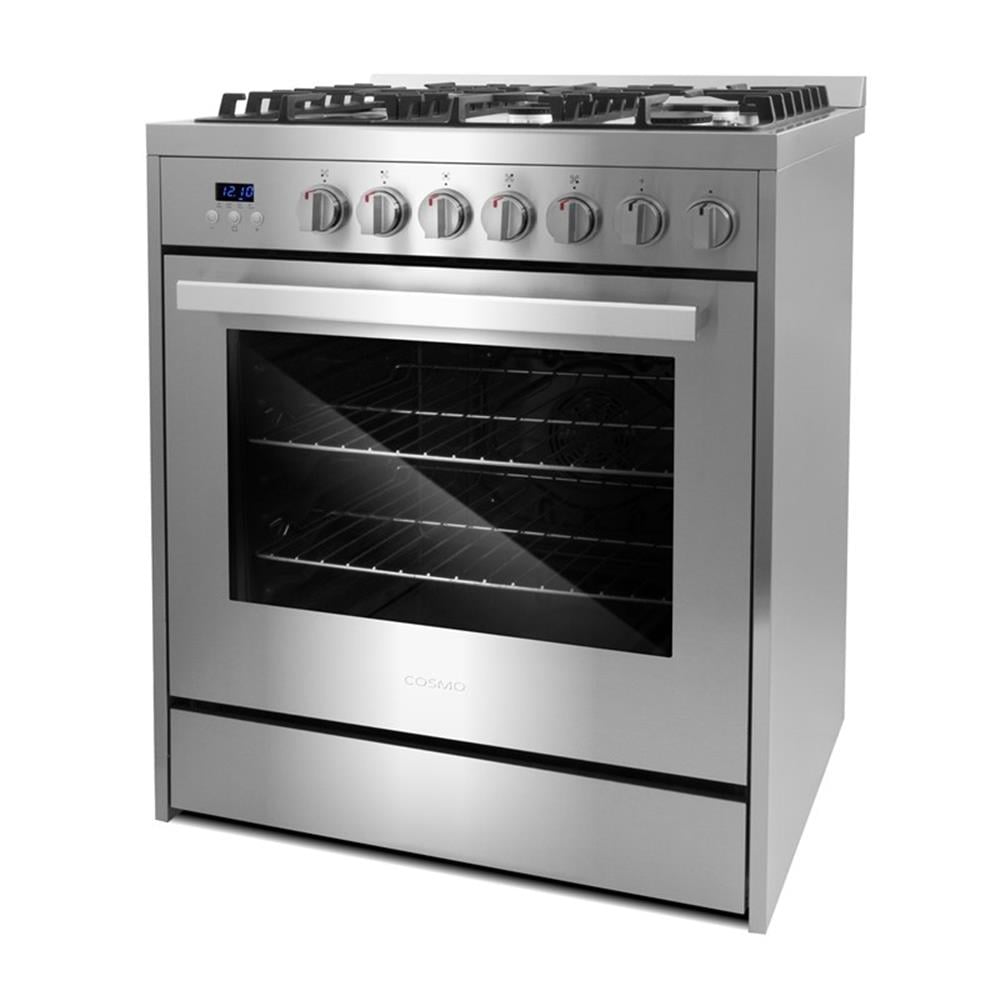 Pemberly Row 30 in. 5.0 cu. ft Single Oven Gas Range with 5 Burner Cooktop