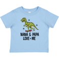 thumbnail image 3 of Inktastic Nana and Papa Love Me Dinosaur Grandson Boys Baby T-Shirt, 3 of 5