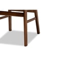 thumbnail image 5 of Baxton Studio Euclid Mid-Century Modern Dining Chair Set, Grey and Walnut Brown (Set of 2), 5 of 5