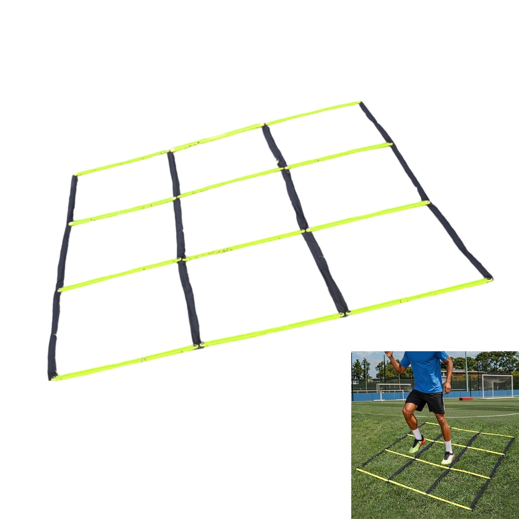 Reinforced Nylon Sports Agility Ladder With AntiSlip Rungs For Football Basketball Boxing Workouts Training Tool