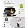 thumbnail image 3 of Jocuu Slow Masticating Juicer with 2-Speed Modes - Cold Press Juicer Machine - Quiet Motor & Reverse Function - Easy to Clean Juicer Extractor - Juic, 3 of 8