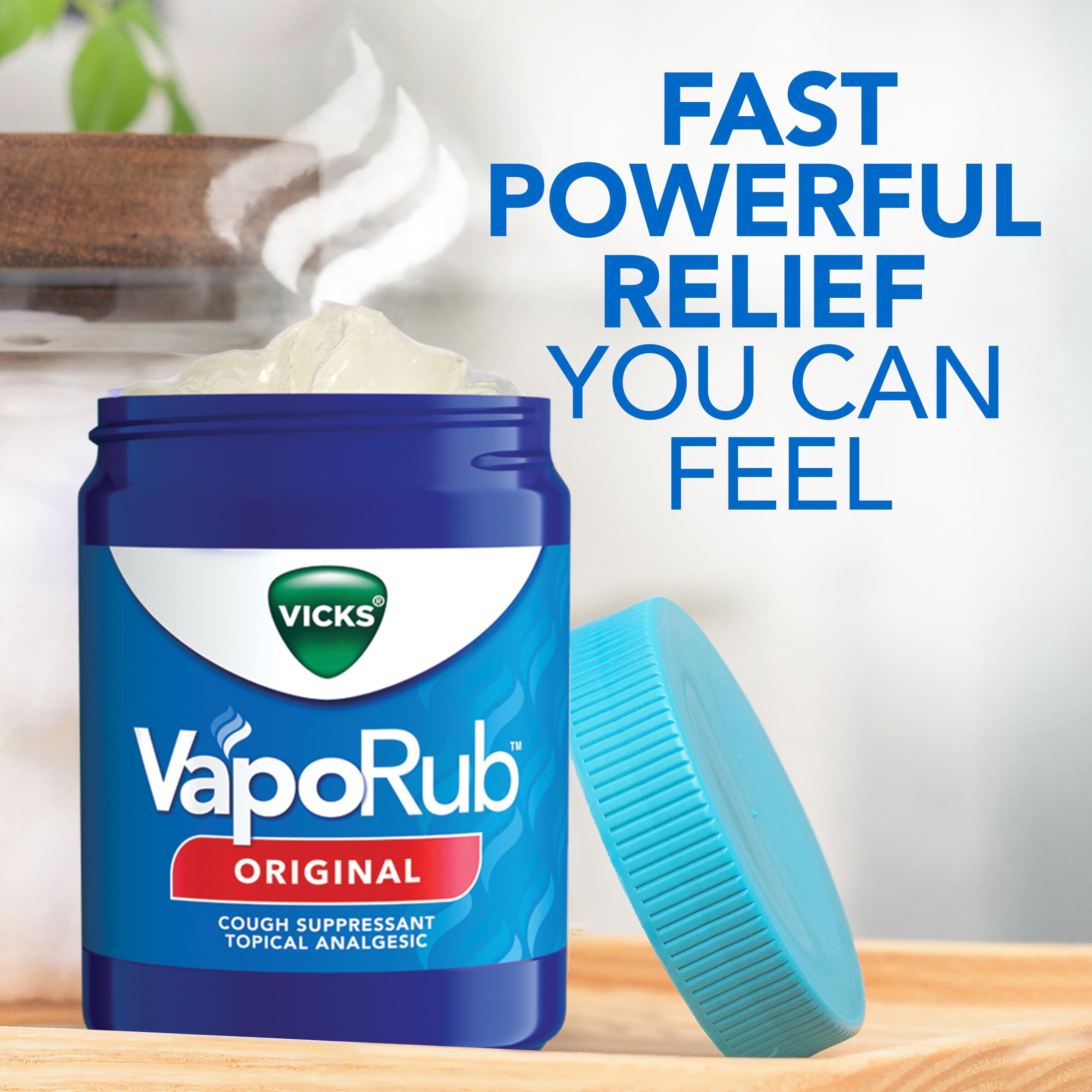 Vicks VapoRub Topical Chest Rub and Analgesic Ointment, 3.53 oz