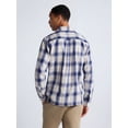 thumbnail image 3 of Free Assembly Men's Cotton Camp Shirt with Long Sleeves, Sizes S-3XL, 3 of 6