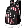 thumbnail image 2 of Bigfoot and American Flag Travel Laptop Backpack Durable Computer Bag Daypack for Men Women, 2 of 6