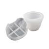 PEONAVET Silicone Moule en Art Abstrait pour Visage et Châssis Moule à Goutte de Colle Moule à Bougie en Ciment de Plâtre