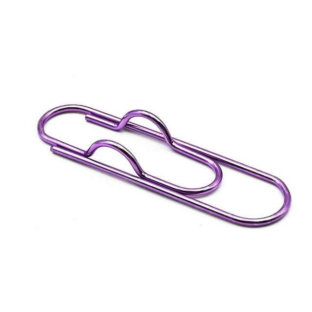 Feltree Paper Clip-Paperclip Bookmarks Metal Pen Clip, Paper Clip Clip, Fixed Pen Clip, Notebook
