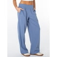 thumbnail image 5 of Celebrity Pink Women's and Women's Plus Fleece Wide Leg Sweatpant, Sizes XS-4X, 5 of 6