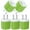 Green 5Pack, variant on USB Wall Charger Block,USB Charger Adapter,AILKIN 5V/1A/5Pack Wall Charger Block Fast Charging Station Power Base Charger Block Plug Brick for iPhone Wall Charger,Multi-color