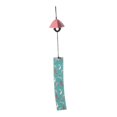 thumbnail image 3 of Carillón de viento japonés, regalo decorativo, campana de viento de metal, decoración para exteriores Rosa, 3 of 9