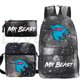 thumbnail image 1 of 3pcs/set Mr Beast Backpack Shoulder Bag Pencil Case Boys Girls Back to School Bookbags Children Rucksack Travel Knapsack Mochila, 1 of 4