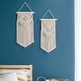 thumbnail image 3 of 2 piezas de decoración para colgar en la pared, arte de pared tejido, tapiz de macramé, decoración del hogar para apartamento, dormitorio, guardería, galería Adepaton 2034799-2, 3 of 9