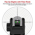 thumbnail image 5 of Foldable Fiber Optic Nylon Sights Flip Up Front And Back Sights Fiber, 5 of 5