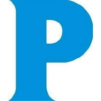 Students P Cute Education Wall Decal Decoration Cute Coloured Alphabetical Letter “P” Lasts Years and Easily Removable - Size: 10 In(W) x 8 In(H)