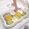 thumbnail image 2 of 1pc, Absorbent Flower Bath Mat - Non-Slip Indoor Floor Mat for Shower Room, Toilet, and Home Decor, 2 of 4