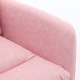 thumbnail image 6 of Leumius Office Chair with Black Base & Adjustable In Height,PU Leather Chair for Office Bedroom Dressing Table Pink, 6 of 9