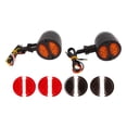 thumbnail image 4 of Indicator Blinker, Energy Saving Dual Color Motorcycle Turn Signal Light High Brightness Multifunction  For Motorbike Black,Electroplating, 4 of 8