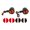 Black, variant on Xirurus 1 Pair Motorcycle LED Turn Signal Light Dual Color Indicator Blinker 12V Universal Fit for Motorbike Black 4.33 inches / 11 cm