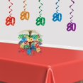 thumbnail image 2 of 6 Pack Beistle 80th Birthday Party Cascade Centerpiece, 2 of 8