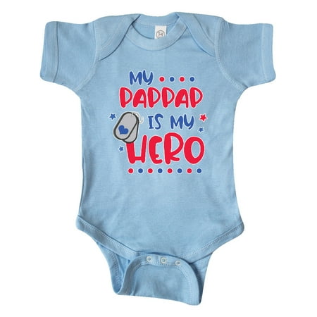 

Inktastic Memorial Day My Pappap is My Hero Gift Baby Boy or Baby Girl Bodysuit