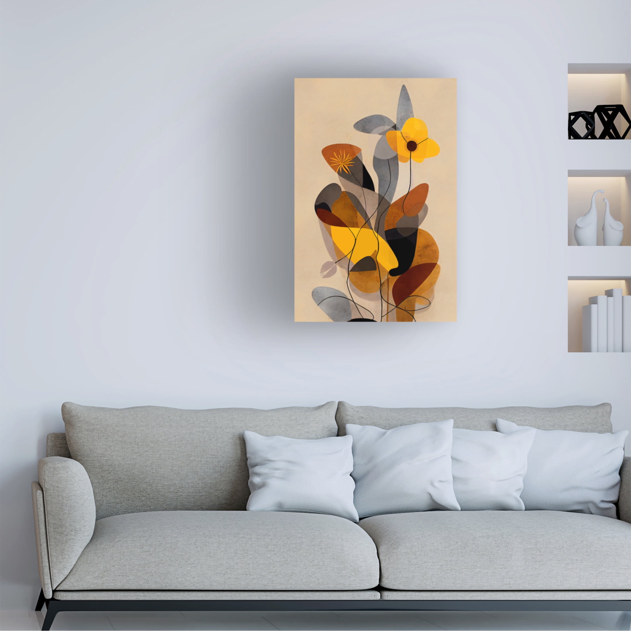 Canvas Wall Art - Treechild 'In My Summer Garden' Wall Art for Living Room, Bedroom, or Office D?cor by Trademark Fine Art - 16 x 24 Inches