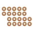 thumbnail image 2 of 20pcs Guitarra de madera PIEZA DE PIEZA DE PIEZA DETENER Suministros de recogida de guitarra antideslizantes (marrón claro), 2 of 5
