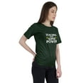 thumbnail image 1 of Inkmeso Haut Col Rond pour Femmes Enseignement Est Mon Super Pouvoir Citation Graphique T-Shirt, 1 of 6