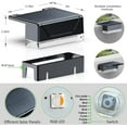 thumbnail image 4 of 8PK  Fence Lights Outdoor - Warm White & RGB 6 Color, Dusk to  Deck Light, IP65 Waterproof Garden Lights for Outside/Backyard/Railing/Step//Wall, 4 of 5