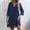 Blue, variant on Mini Summer Dresses for Women A Line Black Lace Patchwork Dress Dresses for Women