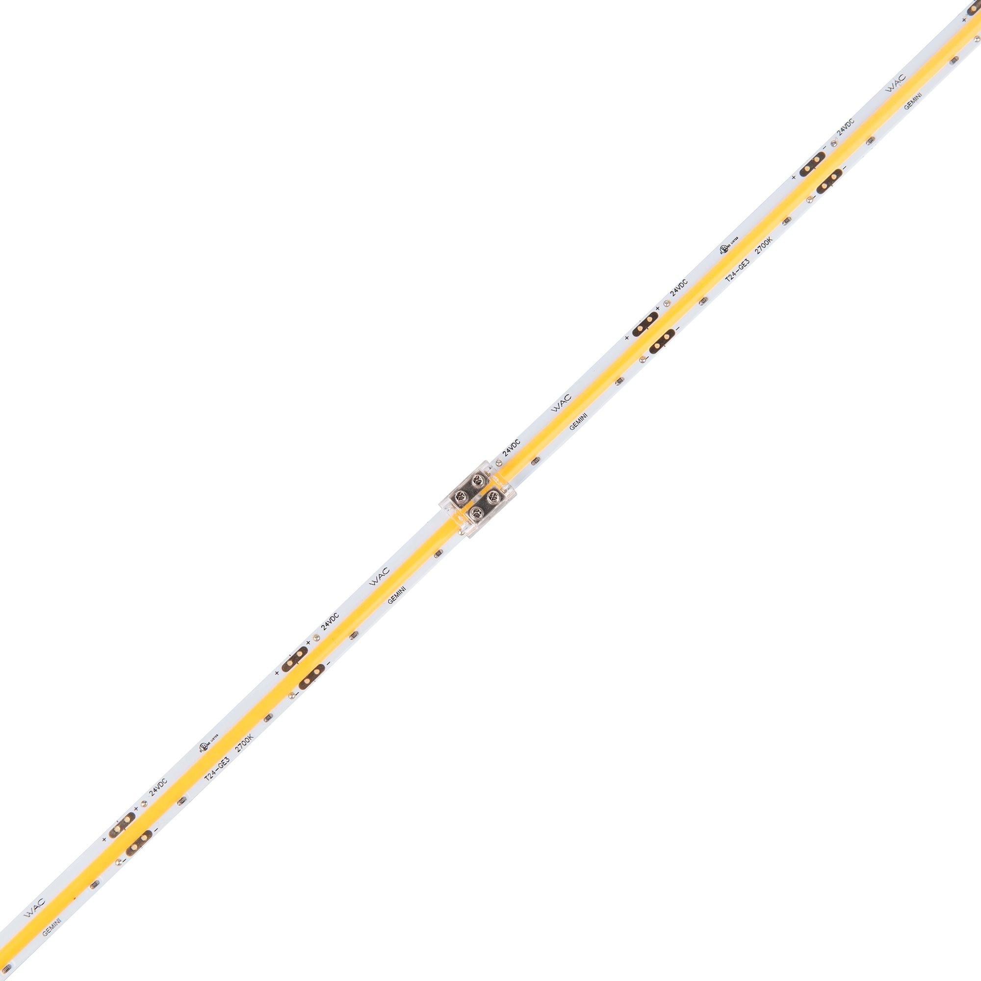 T24-GE2-24-27WT WAC Limited Gemini - 52.8W 1 LED Tape Light-0.38 Inch Tall and 288 Inch Length-White Finish-2700 Color Temperature