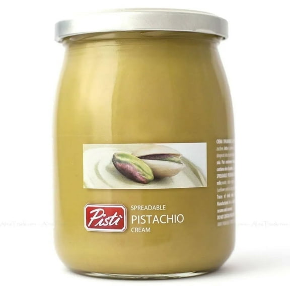 Cream of Pistachio from Sicily 21.2 Ounce (600g) | Artisanal Italian Nut Spread | Enjoy with Bread and Biscuits