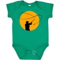 thumbnail image 3 of Inktastic Fly Fishing Sun Silhouette Boys or Girls Baby Bodysuit, 3 of 5