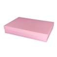 thumbnail image 2 of Lot of 100 Light Pink Kraft Cotton Filled Jewelry Packaging Gift Boxes, 2 of 2