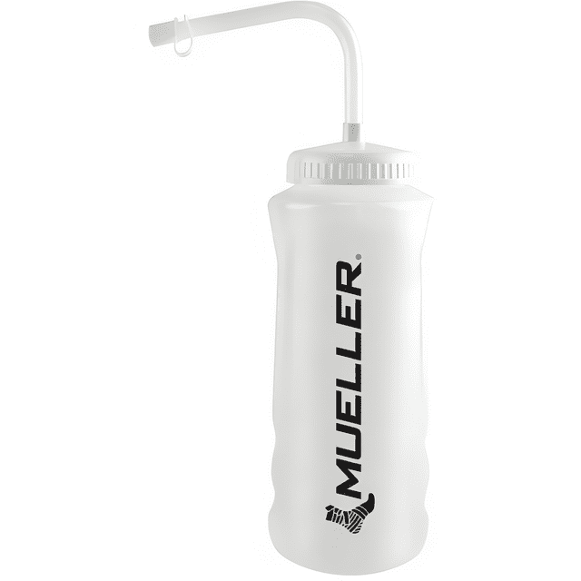 Botella De Agua Deportiva Con Popote Mueller Color Blanco 32oz/946ml