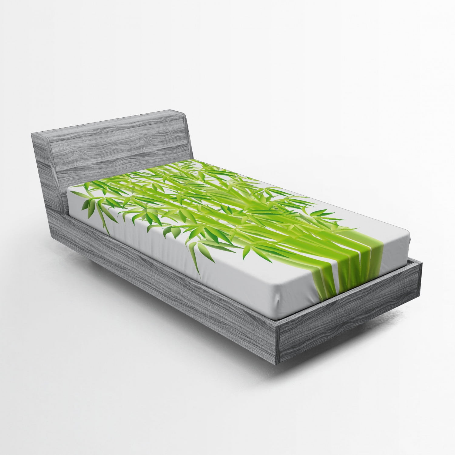 Exotic Fitted Sheet Bamboo Stems with Leaves Fresh Bunch Tropical Plant