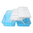 thumbnail image 1 of 3 Layers Transparent Portable Storage Box Multipurpose Lightweight Case for Art and Craft Traveling, 1 of 7