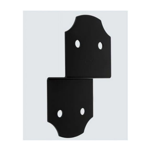 National Hardware N800-006 Hartley Collection Decorative Joist Tie, Black, 2 x 3 x 9-1/2 In. - Quantity 8