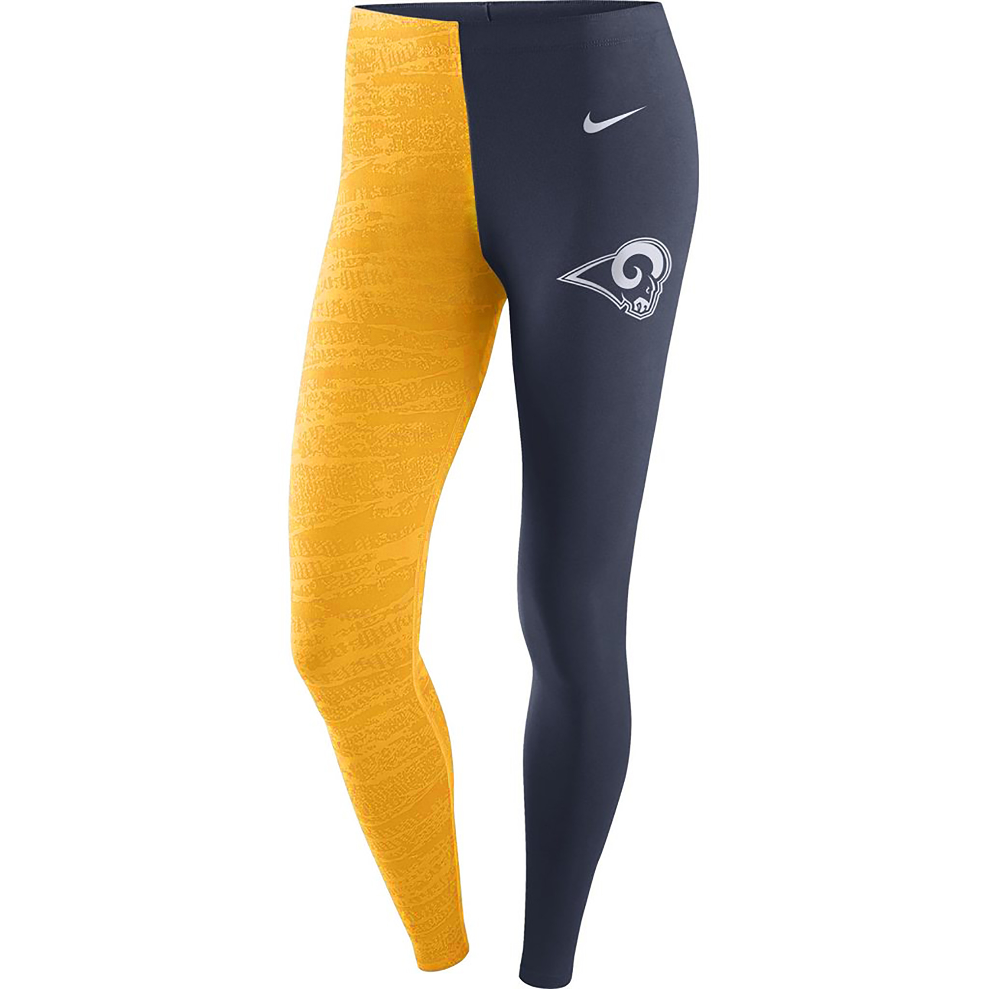 nike blue and gold leggings