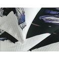 thumbnail image 4 of Ambesonne Hockey Quilted Bedspread Set 3 Pcs, Goalkeeper Playing Game, Queen Size, Purple Black White, 4 of 5