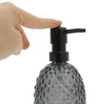 thumbnail image 3 of Unique Bargains 1 Pc Pineapple Shape Soap Dispenser 11.84oz Gray Black, 3 of 6