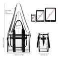 thumbnail image 4 of Bolsa de mano transparente para mujer aprobada por el estadio, 4 of 5