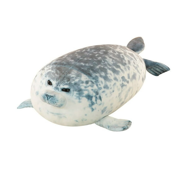 Angry Blob Seal Peluche Jouet Potelée 3D Otarie Poupée Peluche Animal Bébé Sommeil Jeter des Cadeaux d'Oreiller pour les Filles Enfants