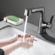 thumbnail image 5 of Jabonera de Plástico Blanco con Tapa y Orificios de Drenaje | Jabonera de Baño Estilo Europeo | 13,5 X 8,7 X 2,8 Cm | 1 Unidad, 5 of 6
