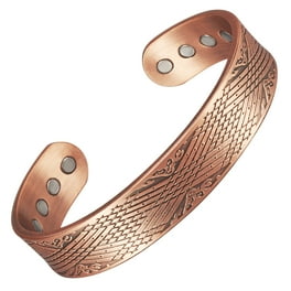 6.5 Pure Heart Copper Bracelets for Women Cuff Copper Bangle Christmas New Year s Gift for Daughter Mom CPB 0018Q Walmart