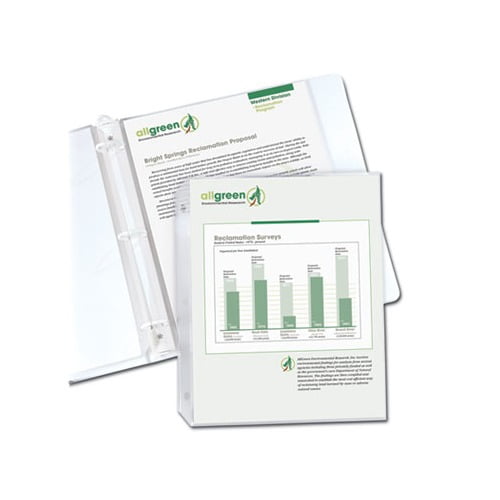 Recycled Polypropylene Sheet Protectors Reduced Glare, 2", 11 x 8 1/2, 100/BX