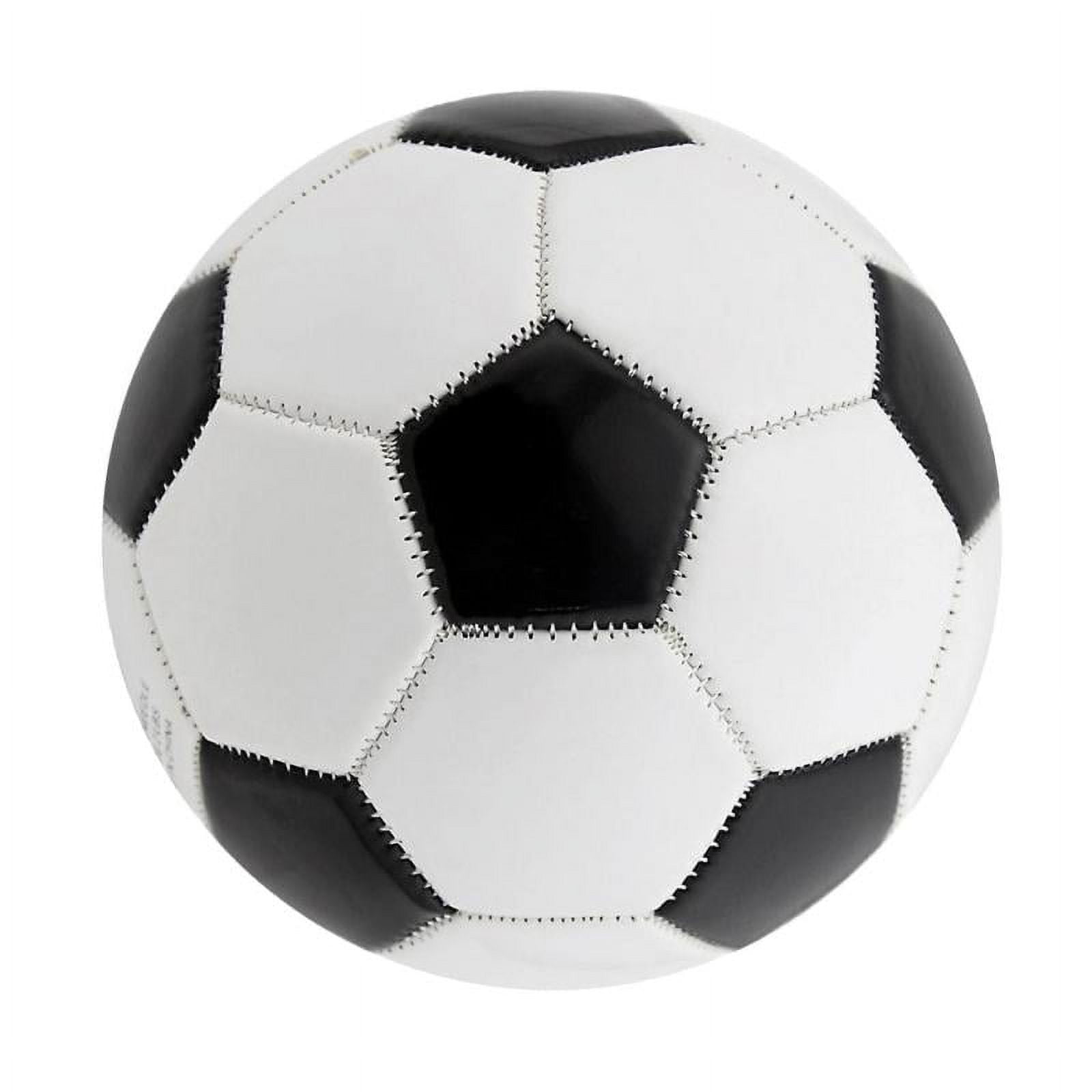 1 Pieces Black White Soccer Ball Size Playing Football Training Equipment