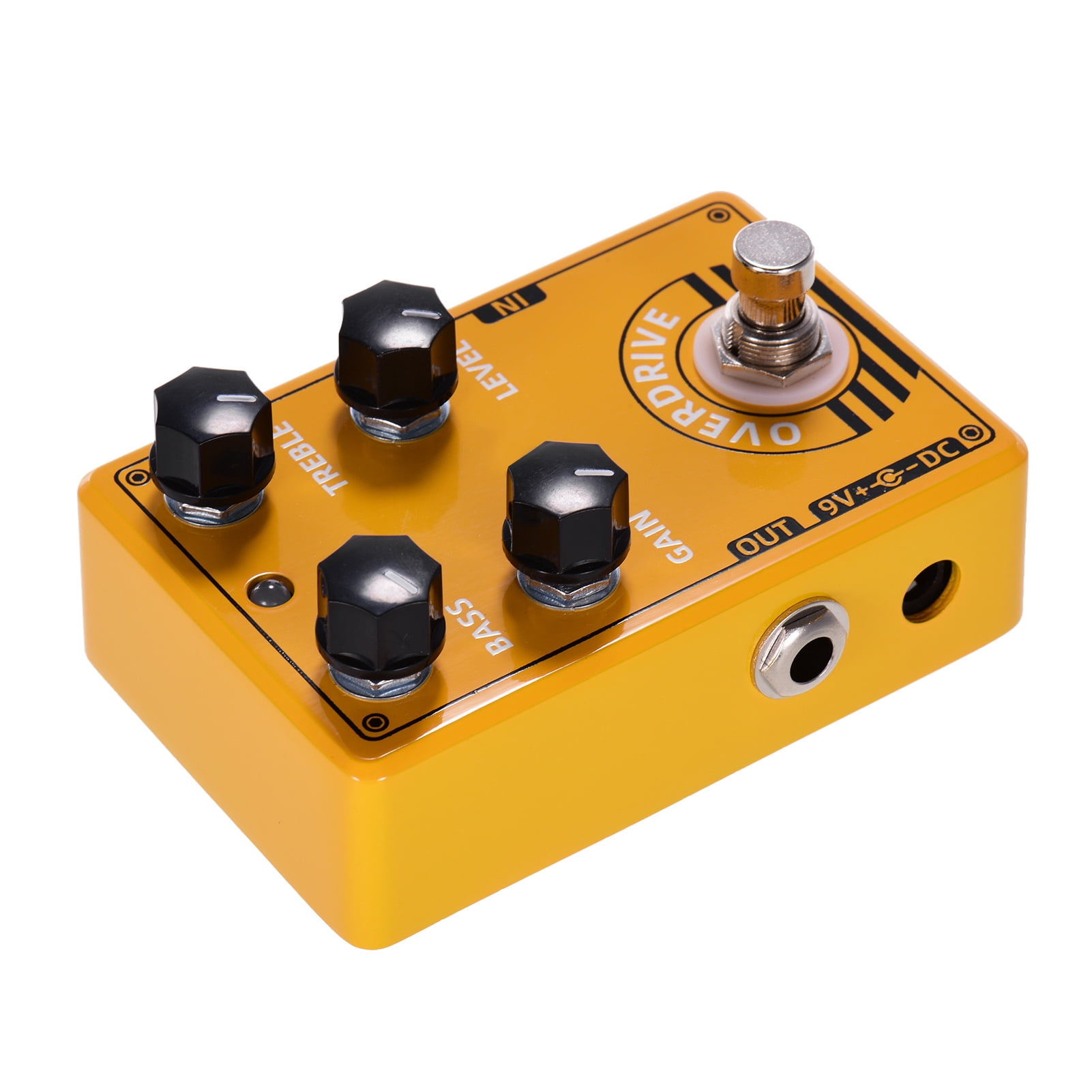 Elowen Effect Pedal Effect D-8 Overdrive Guitar Effect Pedal with Bass Treble Gain Level Controls and True Bypass Design for Electric Guitar
