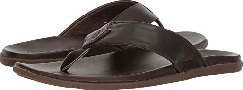 OluKai Nalukai Sandal Dark Koa/Dark Koa 