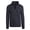Navy Blue, variant on Men's Casual Lightweight Warm Winter Outwear Half Zip Fleece Sweater Jacket Coat - Light Gray Jacket - S